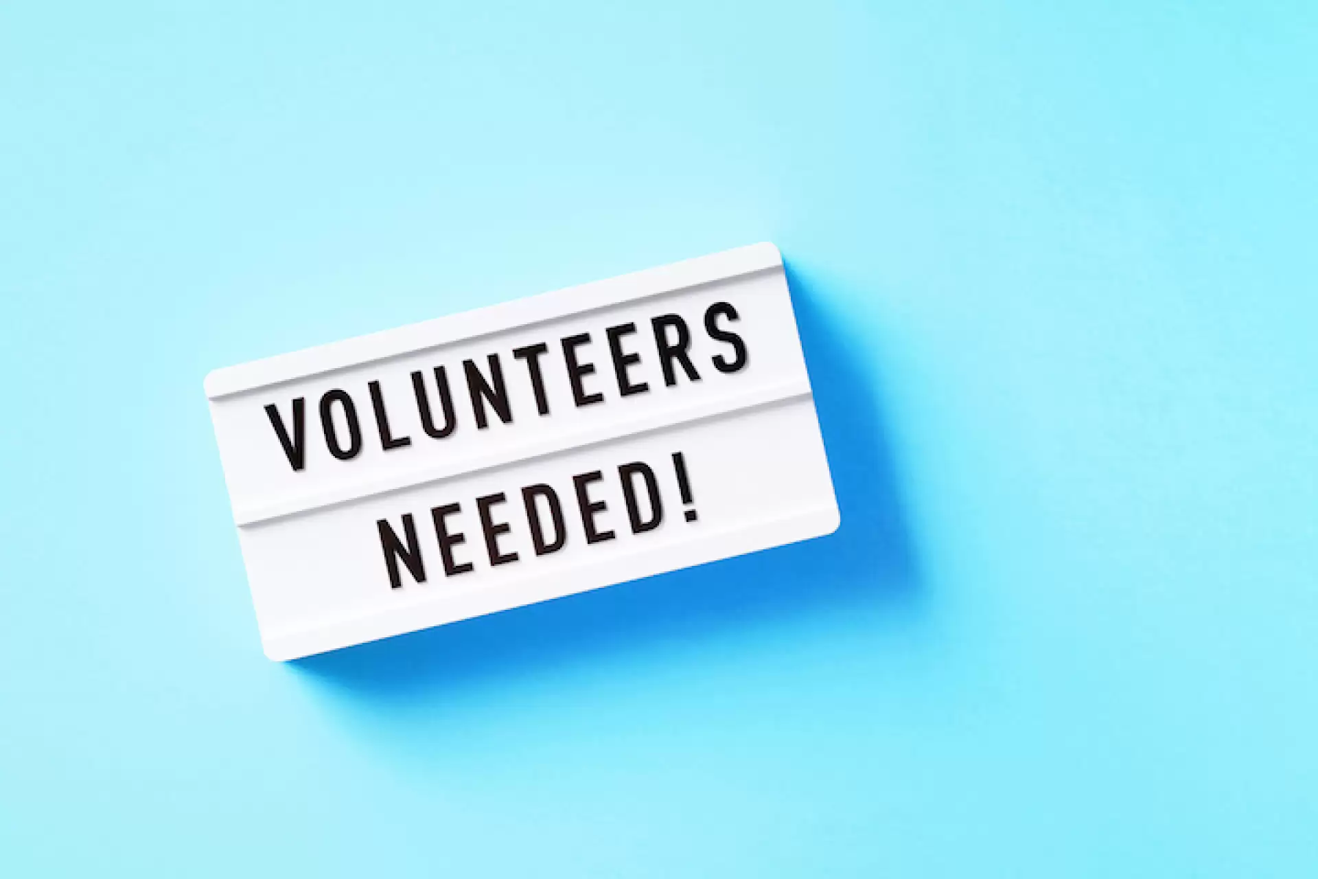 Volunteers Wanted