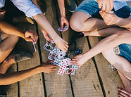 a group of children smiling