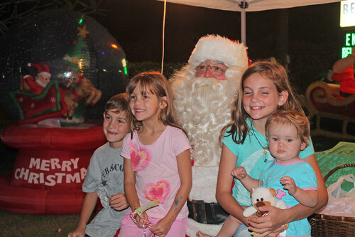 Santa Claus and kids