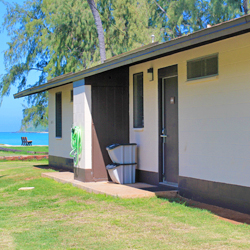 a cabin near beach