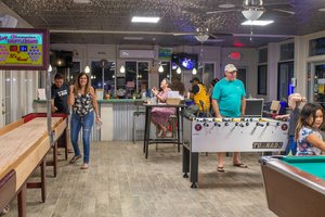 People playing indoor games