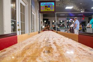 a shuffleboard