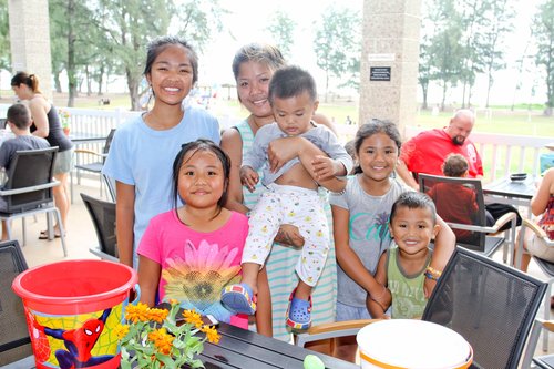 a group of children posing for a photo 