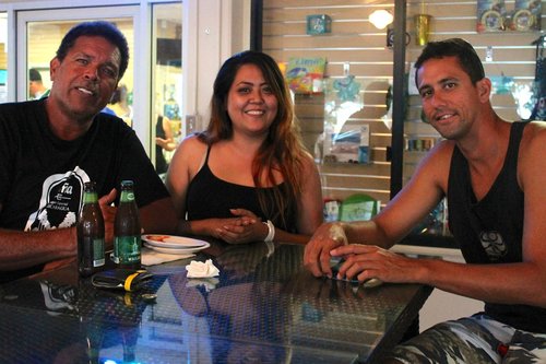 a group of people sitting at a table<br />
