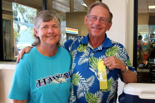 a man and a woman posing for a photo 