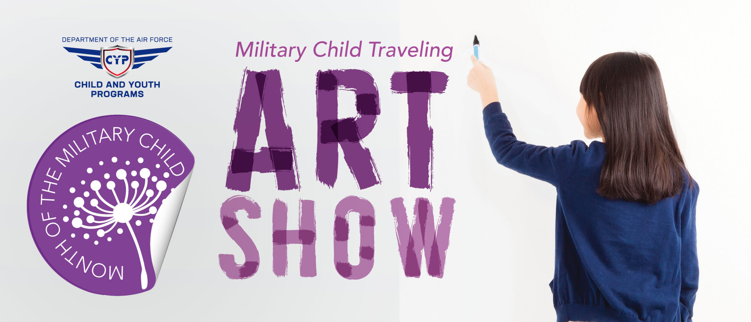 Military Child Traveling Art Show