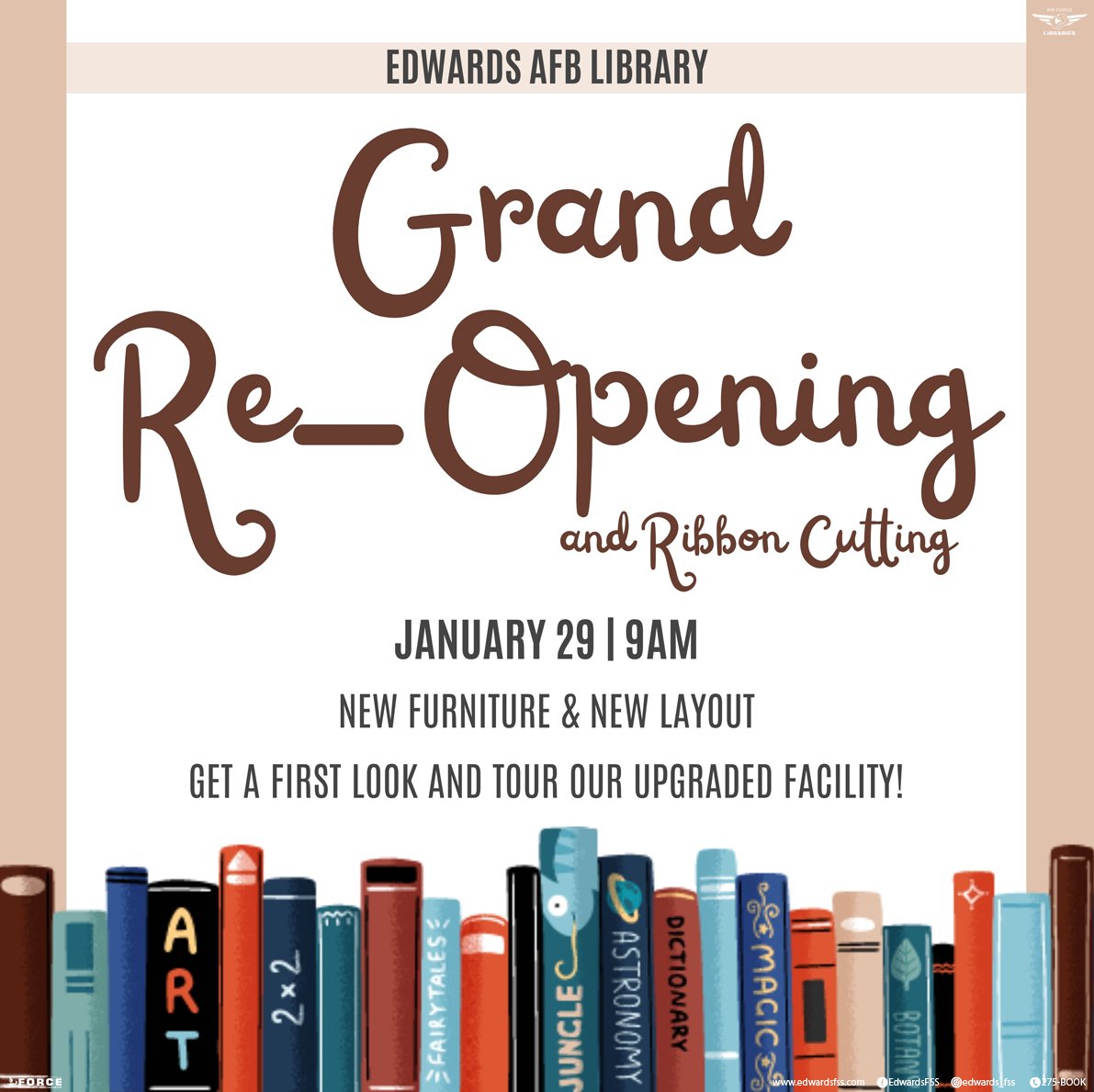 Library Grand Re-Opening and Ribbon Cutting