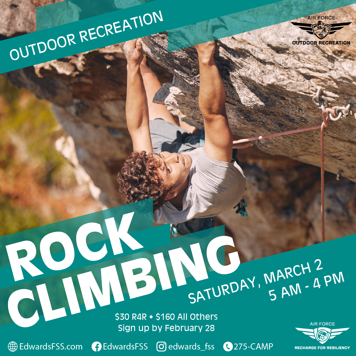 Rock Climbing Edwards AFB