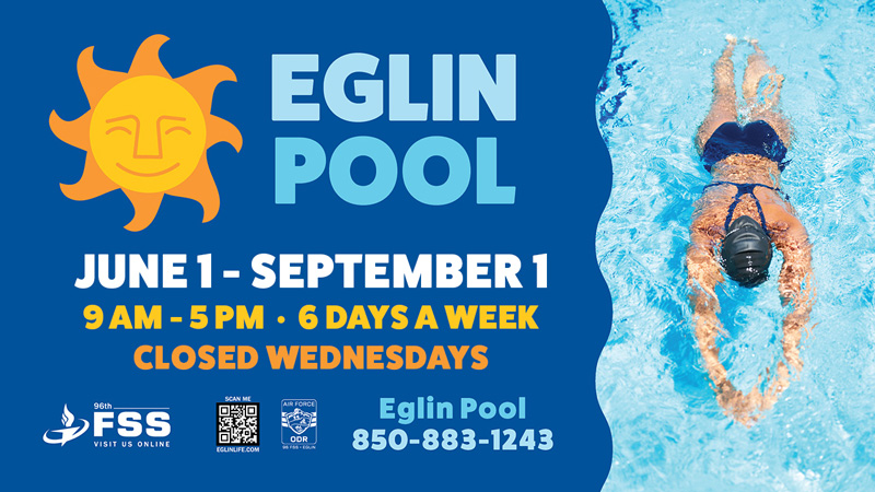 Eglin Pool: Opening June 1