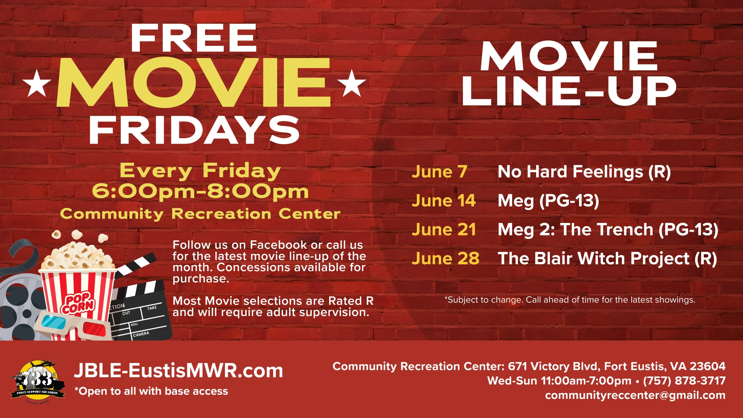 Free Movie Fridays