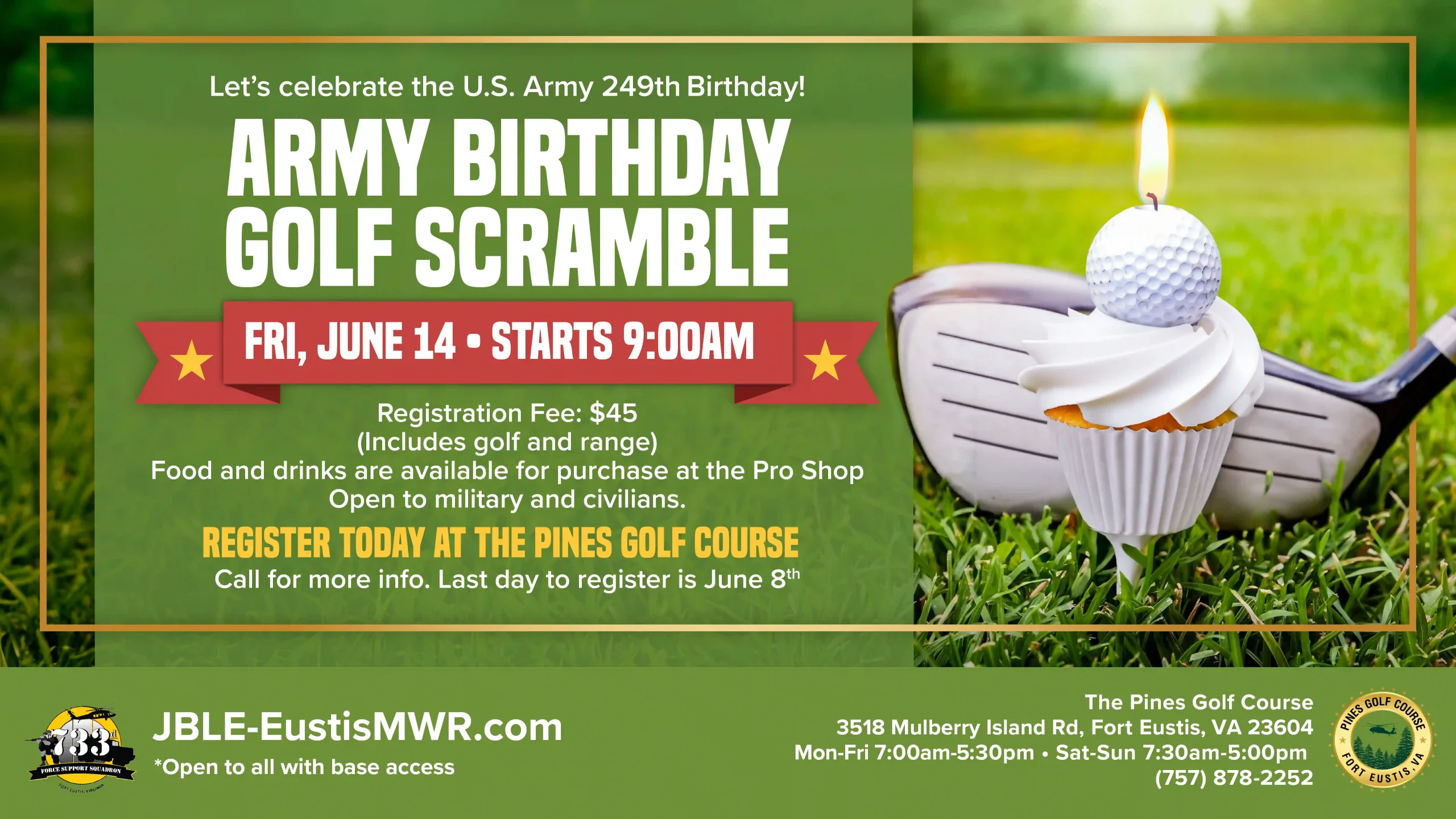 Army Birthday Golf Scramble