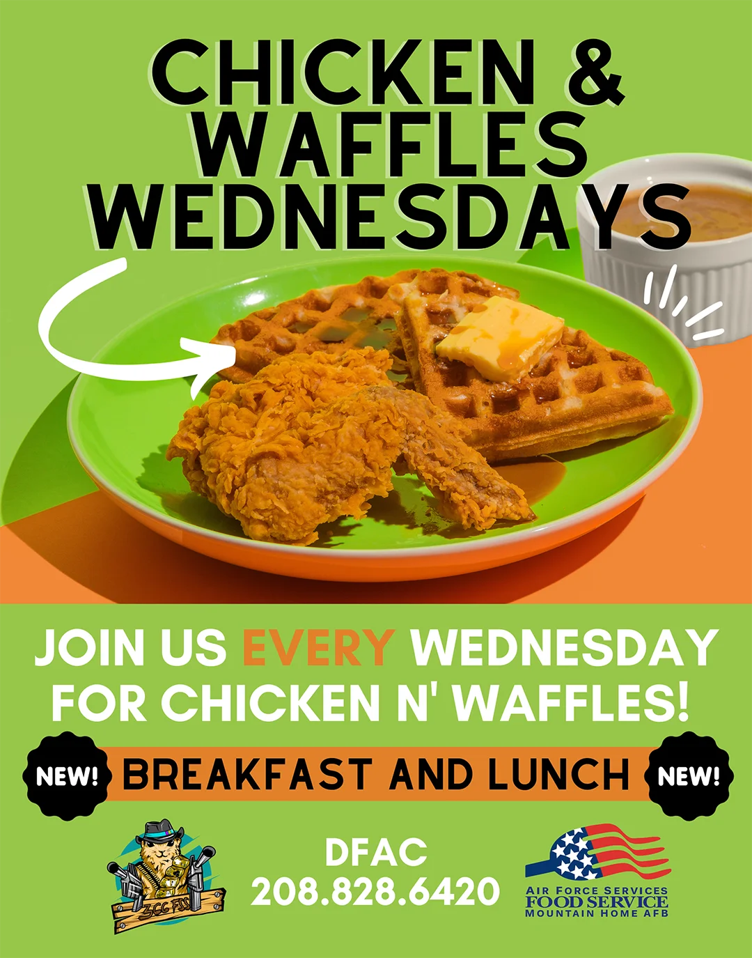 Chicken & Waffles Wednesdays