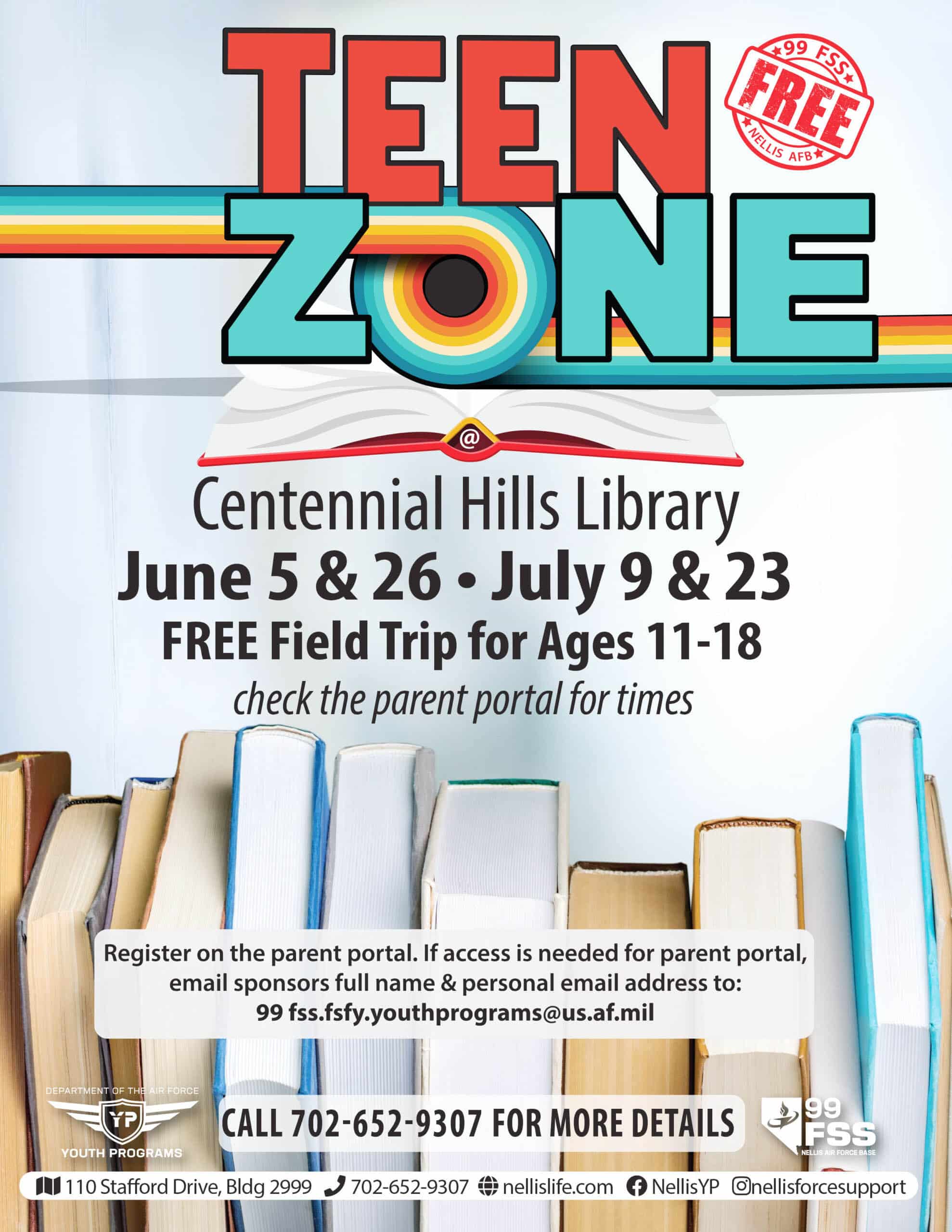 Teen Zone at Centennial Hills Library