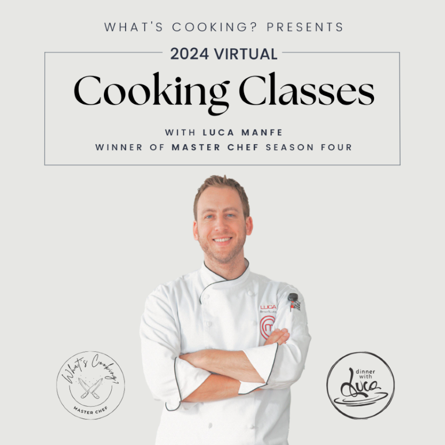 Virtual Cooking Classes with Luca Manfe